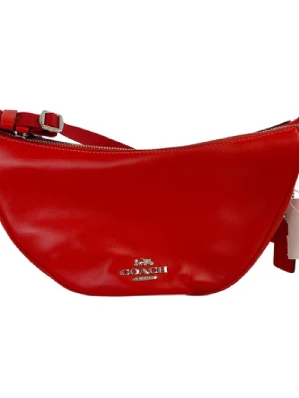 NWT Coach Red Leather Crossbody Shoulder Bag